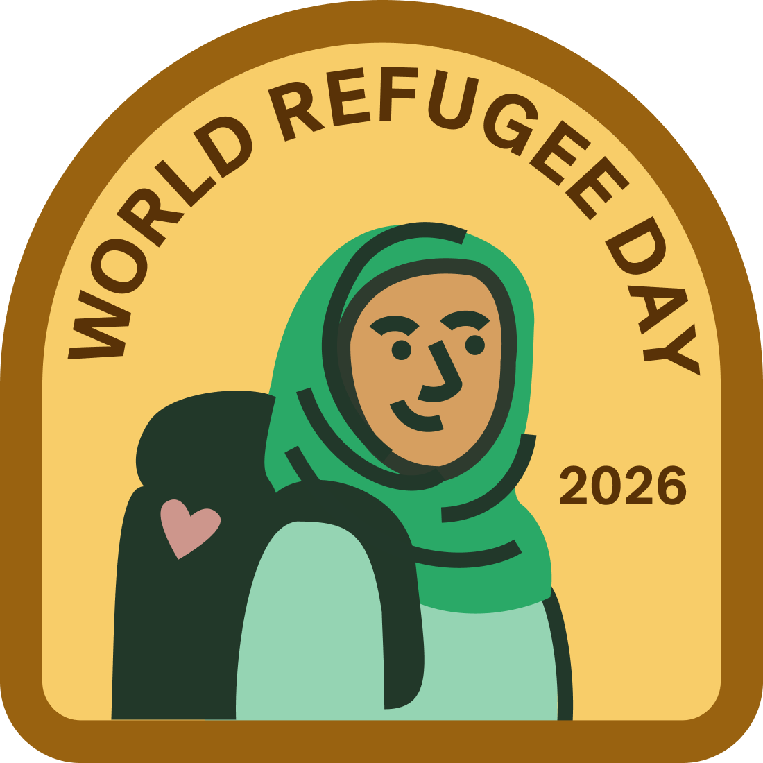 World Refugee Day 2026 badge