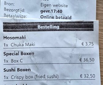 Mr. Sushi (Breda), mijn bezoek op 8 maart 2026, foto 1 van 3