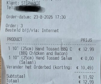 Domino's (Breda), mijn bezoek op 23 augustus 2026, foto 1 van 3